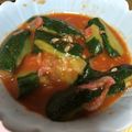 はなはながっぱ's cooksnap of when they made うま辛桜えびきゅうり.