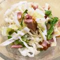 まりこの部屋's cooksnap of when they made 梨湖の簡単!白菜ベーコンサラダ.