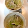 makohime16's cooksnap of when they made もやし　椎茸　ナンプラーの　スープ！　.