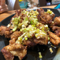 たっこぉ's cooksnap of when they made 鶏のから揚げ　ねぎのソース和え.