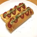 ♪eshara♪'s cooksnap of when they made 揚げずに<簡単>チーズ&アメリカンドッグ.