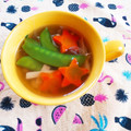 ﾁｲﾁｬﾝﾏﾏ's cooksnap of when they made きぬさや・もやし・ハムのコンソメスープ♬.