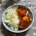 ひトみ's cooksnap of when they made 余った焼きそば粉末ソース→カレーにinஐ.