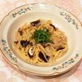 なつき☆ミ's cooksnap of when they made みんなできのこの柚子胡椒とバタポンパスタ.