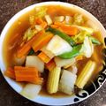 クック9XHOTZ☆'s cooksnap of when they made 八宝菜・皿うどん・中華丼*･野菜たっぷり.