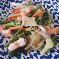 mintoneko's cooksnap of when they made フライパンひとつで簡単！蒸し温野菜.