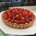 クックCQKUDL☆'s cooksnap of when they made さくらんぼの簡単チーズタルト.