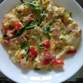 4453さん's cooksnap of when they made ほうれん草とトマト入りスクランブルエッグ.