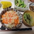 よちりん's cooksnap of when they made ノルウェーサーモンと塩レモンのポキ丼.