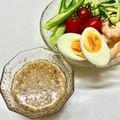 にきけん's cooksnap of when they made そうめん、うどんに「ピーナッツだれ」☆彡.