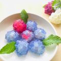 ごごchan☆'s cooksnap of when they made 和菓子　アジサイ.