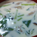 あゆたっくん's cooksnap of when they made 和風✿小松菜とキノコのミルクスープ.