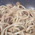 こぶさらん's cooksnap of when they made フライパン1つ材料費150円舞茸うどん.