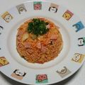 もぐ・ω・くま's cooksnap of when they made レンジで３分！　驚きの速攻キムチ炒飯♫.
