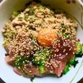 ayusari's cooksnap of when they made マグロと納豆ののっけ丼.