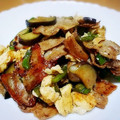 クック漣ちゃん's cooksnap of when they made 茄子と豚こまでがっつり☆オイマヨ焼き.