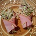 inLondon's cooksnap of when they made ブロッコリースプラウトでハムマヨ巻き♪.