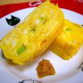 ママdeko's cooksnap of when they made 居酒屋風☆山わさびの玉子焼き.