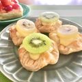 はらぺこしろうさぎ's cooksnap of when they made キウイごろっと♫デニッシュ.