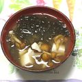 おはなすき's cooksnap of when they made なめこともずくの味噌汁.