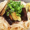 ゆるべジharu's cooksnap of when they made 冷んやり！ピリ辛なすそうめん✨.