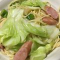 クックM6DK2O☆'s cooksnap of when they made キャベツとソーセージのレモンパスタ.