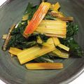 アンティーまゆ's cooksnap of when they made 簡単☆スイスチャードのおひたし.