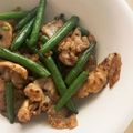 ⌘りなみちゃん⌘'s cooksnap of when they made カリカリ豚こまといんげんのオイマヨソテー.