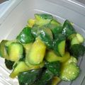ゆんやともも's cooksnap of when they made キュウリのみそ炒め♪.