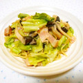 ＠迷子＠'s cooksnap of when they made きのことベーコンのオイスター焼きそば.