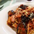 たまにゃんときよみ's cooksnap of when they made ☆簡単♪ナスと舞茸のトマトソースパスタ☆.