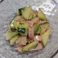 ☆ち−ゆこ☆'s cooksnap of when they made 超簡単！きゅうりとハムの和風サラダ.