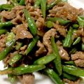 madochann's cooksnap of when they made 牛肉といんげんのオイスターソース炒め.
