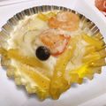おかぶ〜ま's cooksnap of when they made ＊超簡単！エビドリア・マカロニグラタン＊.