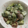 mi_ricky's cooksnap of when they made トマトときゅうりのわさびマヨ和え.