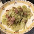 クック9QB6MP☆'s cooksnap of when they made キャベツとウインナーのガリバタ炒め☆.