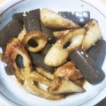 パンダおやじ's cooksnap of when they made 竹輪とこんにゃくの甘辛炒め.