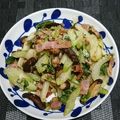 ショーちゃん★'s cooksnap of when they made 椎茸とセロリとベーコンのチーズ炒め.