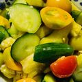 Risa0919's cooksnap of when they made 火不使用☆なすトマトきゅうり簡単サラダ.