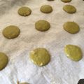 れれれんこん。's cooksnap of when they made お家で簡単ピエが出る抹茶マカロン！.