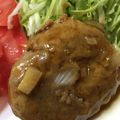 まろぴ～ぬ's cooksnap of when they made 和風おろし豆腐ハンバーグ.