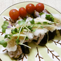 めなよ's cooksnap of when they made 肉巻き茄子のおろしぽん酢.