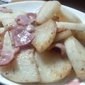 omachan's cooksnap of when they made 簡単＊居酒屋風＊長芋ベーコンバター炒め.