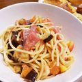 麻's cooksnap of when they made なすとトマトと生ハムの冷製パスタ.