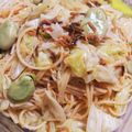 MIKOさん's cooksnap of when they made 春キャベツと桜エビの簡単チョイ和風パスタ.