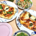 白玉☆'s cooksnap of when they made 焼くまで5分♡捏ねずに簡単美味しい♡ピザ.