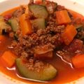 kagyo's cooksnap of when they made ズッキーニと挽き肉のトマトスープ.