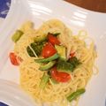 ららこーら's cooksnap of when they made 南イタリア風ズッキーニのレモン風味パスタ.