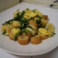 プリンちん's cooksnap of when they made 節約♪ニラとちくわと卵のキンピラ風.
