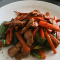 Lino‐Kupu's cooksnap of when they made 豚ヒレとピーマンの細切り炒め.